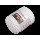 Kötőfonal Macrame Rope Ø5 mm 500 g - 1 (751) fehér (1 db-os csomagolás)