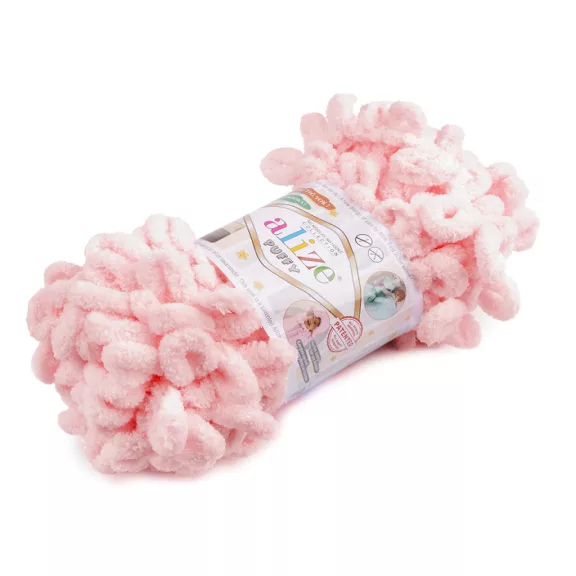 Kötőfonal Alize Puffy 100 g - 11 (340) púder-lazac (5 db-os csomagolás) Kötőfonal Alize Puffy 100 g - 11 (340) púder-lazac (5 db-os csomagolás)
