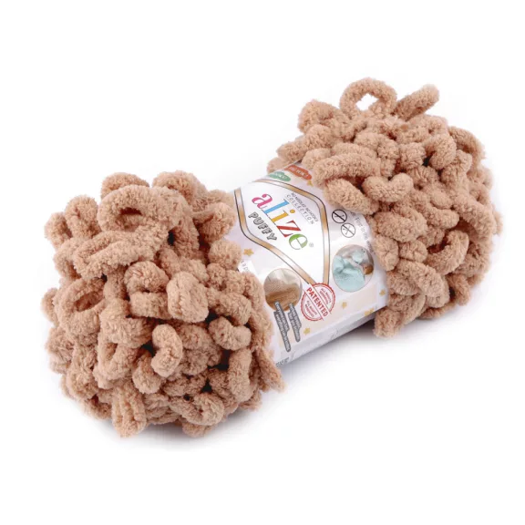 Kötőfonal Alize Puffy 100 g - 29 (262) őzbarna (5 db-os csomagolás) Kötőfonal Alize Puffy 100 g - 29 (262) őzbarna (5 db-os csomagolás)