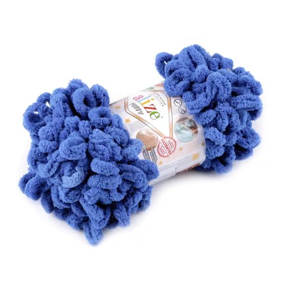Kötőfonal Alize Puffy 100 g - 35 (141) királykék (5 db-os csomagolás) Kötőfonal Alize Puffy 100 g - 35 (141) királykék (5 db-os csomagolás)