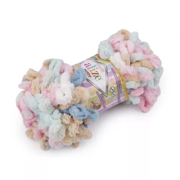   Kötőfonal Puffy color 100 g - 25 (6523) multicolor (1 db-os csomagolás)