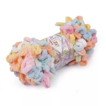   Kötőfonal Puffy color 100 g - 26 (6521) narancssárga (1 db-os csomagolás)
