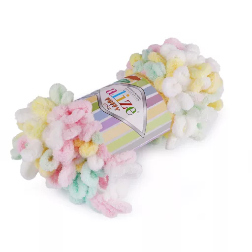Kötőfonal Puffy color 100 g