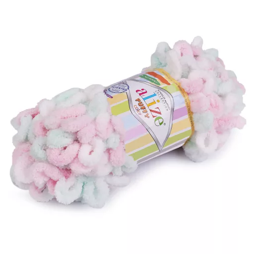 Kötőfonal Puffy color 100 g