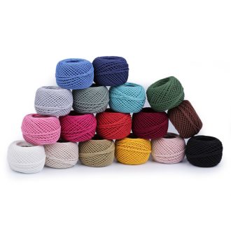 Pamut fonal makramé / horgolt 40 g fésülés