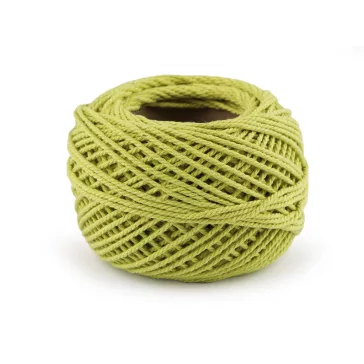   Pamut fonal makramé / horgolt 40 g fésülés - 32 hársfazöld (1 db-os csomagolás)
