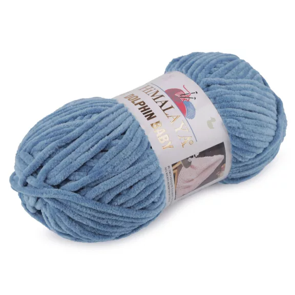 Zsenília kötőfonal Dolphin Baby 100 g - 15 (80341) kék (1 db-os csomagolás) Zsenília kötőfonal Dolphin Baby 100 g - 15 (80341) kék (1 db-os csomagolás)