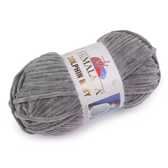 Zsenília kötőfonal Dolphin Baby 100 g - 18 (80320) vil szürkéskék (5 db-os csomagolás) Zsenília kötőfonal Dolphin Baby 100 g - 18 (80320) vil szürkéskék (5 db-os csomagolás)