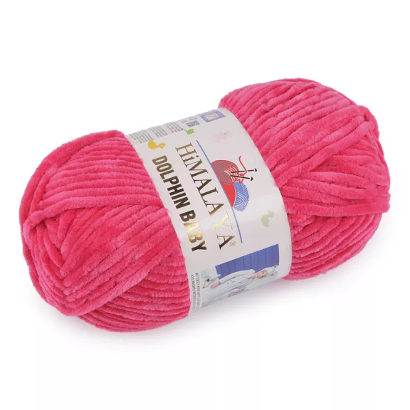 Zsenília kötőfonal Dolphin Baby 100 g - 20 (80314) pink (1 db-os csomagolás) Zsenília kötőfonal Dolphin Baby 100 g - 20 (80314) pink (1 db-os csomagolás)