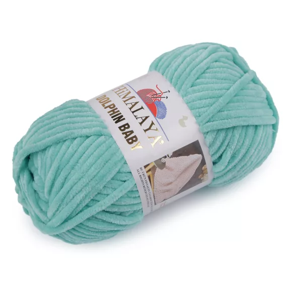 Zsenília kötőfonal Dolphin Baby 100 g - 43 (80335) türkiz vil. (1 db-os csomagolás) Zsenília kötőfonal Dolphin Baby 100 g - 43 (80335) türkiz vil. (1 db-os csomagolás)