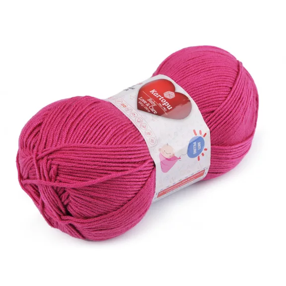 Kötőfonal Baby Love és Care 100 g - 4 (245) pink (1 db-os csomagolás) Kötőfonal Baby Love és Care 100 g - 4 (245) pink (1 db-os csomagolás)