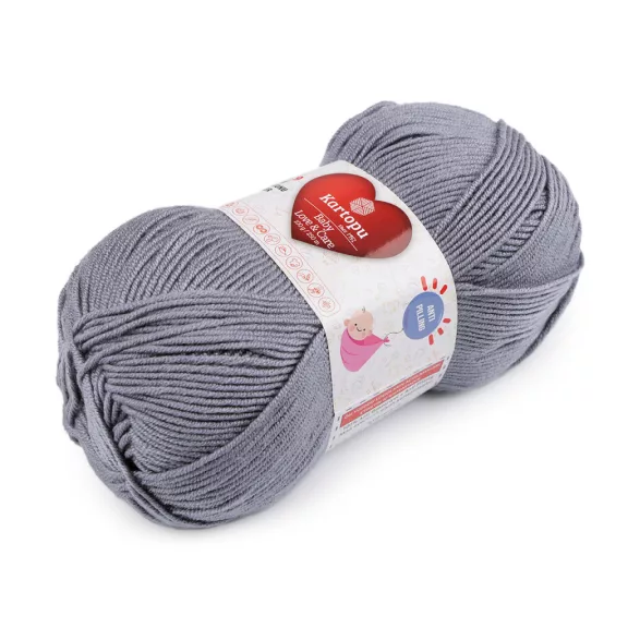 Kötőfonal Baby Love és Care 100 g - 6 (571) szürke (5 db-os csomagolás) Kötőfonal Baby Love és Care 100 g - 6 (571) szürke (5 db-os csomagolás)
