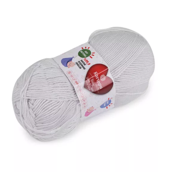 Kötőfonal Baby Love és Care 100 g - 10 (992) világosszürke (1 db-os csomagolás) Kötőfonal Baby Love és Care 100 g - 10 (992) világosszürke (1 db-os csomagolás)