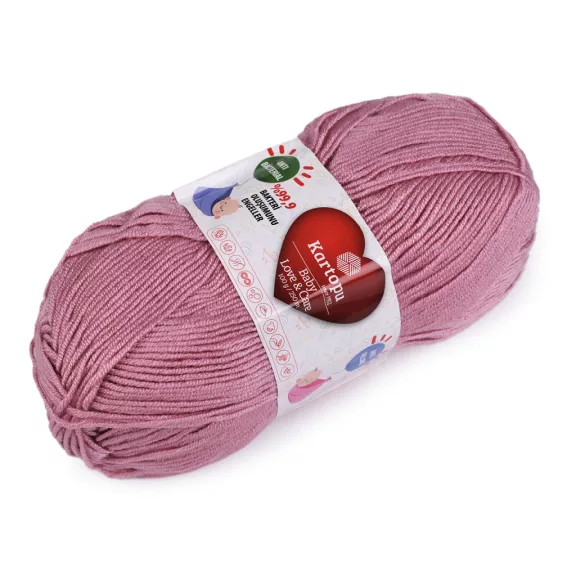 Kötőfonal Baby Love és Care 100 g - 11 (1763) rózsaszín söt (1 db-os csomagolás) Kötőfonal Baby Love és Care 100 g - 11 (1763) rózsaszín söt (1 db-os csomagolás)