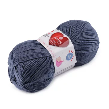   Kötőfonal Baby Love és Care 100 g - 27 (1533) kék farmer dunkel (1 db-os csomagolás)