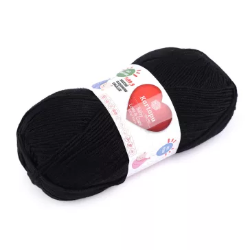   Kötőfonal Baby Love és Care 100 g - 33 (940) fekete (1 db-os csomagolás)
