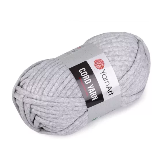 Kötőfonal Cord Yarn 250 g - 9 (756) szürke világos csíkos (1 db-os csomagolás) Kötőfonal Cord Yarn 250 g - 9 (756) szürke világos csíkos (1 db-os csomagolás)
