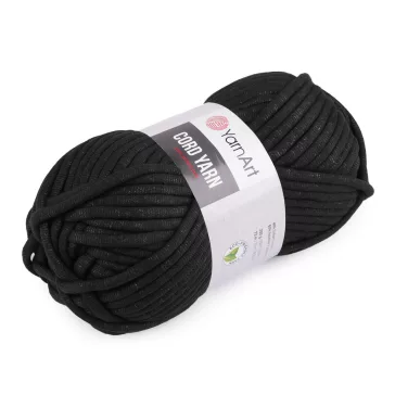   Kötőfonal Cord Yarn 250 g - 17 (750) fekete (1 db-os csomagolás)