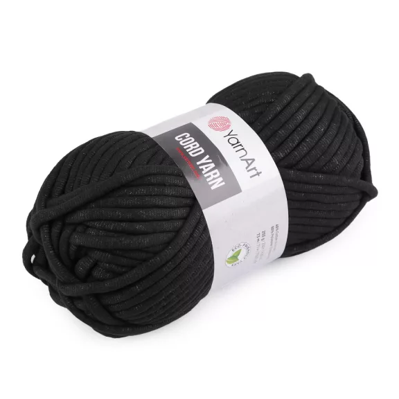 Kötőfonal Cord Yarn 250 g - 17 (750) fekete (4 db-os csomagolás) Kötőfonal Cord Yarn 250 g - 17 (750) fekete (4 db-os csomagolás)