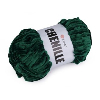 Zsinil kötőfonal Chenille 100 g