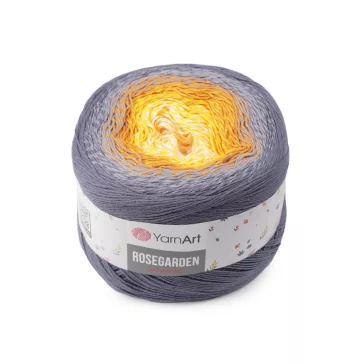   Pamut kötőfonal Rosegarden 250 g - 10 (326) szürke sárga (1 db-os csomagolás)