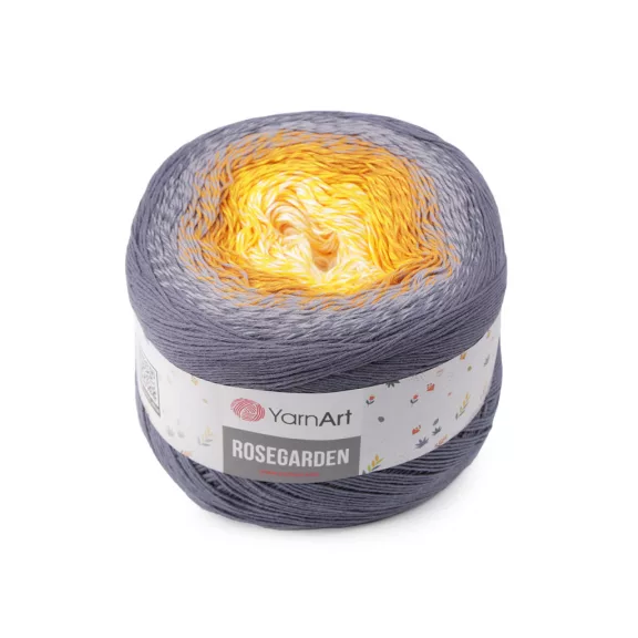 Pamut kötőfonal Rosegarden 250 g - 10 (326) szürke sárga (2 db-os csomagolás) Pamut kötőfonal Rosegarden 250 g - 10 (326) szürke sárga (2 db-os csomagolás)