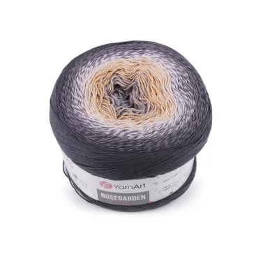   Pamut kötőfonal Rosegarden 250 g - 17 (308) szürke krémszínű 810357 (1 db-os csomagolás)