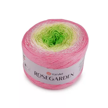   Pamut kötőfonal Rosegarden 250 g - 22 (314) rózsaszín zöld (1 db-os csomagolás)