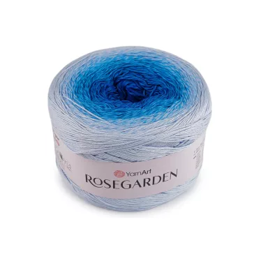  Pamut kötőfonal Rosegarden 250 g - 23 (316) jégkék kék (1 db-os csomagolás)