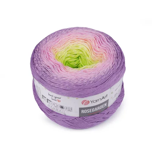 Pamut kötőfonal Rosegarden 250 g