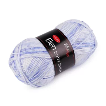   Kötőfonal Elen baby batikolt 100 g - 6 (5114) világoskék (1 db-os csomagolás)