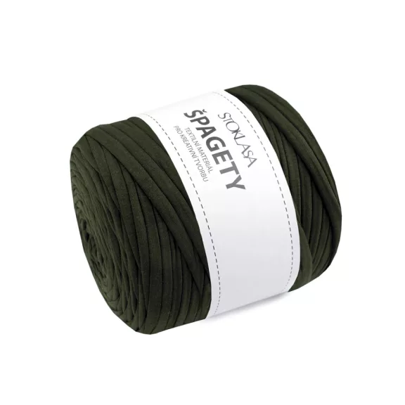 Spaghetti / fonal 550 g - 15 khakizöld különböző színárnyalatok (5 db-os csomagolás) Spaghetti / fonal 550 g - 15 khakizöld különböző színárnyalatok (5 db-os csomagolás)