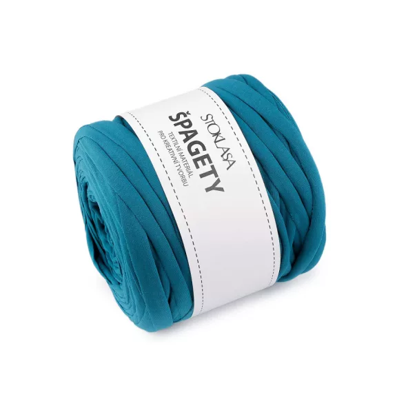 Spaghetti / fonal 550 g - 52 olajkék különböző színárnyalatok (5 db-os csomagolás) Spaghetti / fonal 550 g - 52 olajkék különböző színárnyalatok (5 db-os csomagolás)