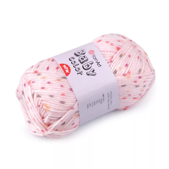 Kötőfonal Baby Color 50 g - 10 (218) rózsaszín (5 db-os csomagolás) Kötőfonal Baby Color 50 g - 10 (218) rózsaszín (5 db-os csomagolás)