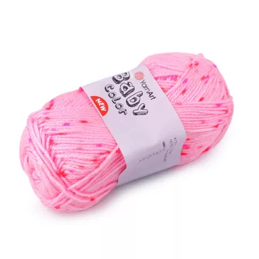   Kötőfonal Baby Color 50 g - 13 (211) rózsaszín (1 db-os csomagolás)