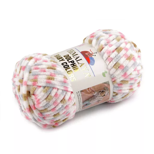 Fonott zsinil fonal Dolphin Baby Colors 100 g