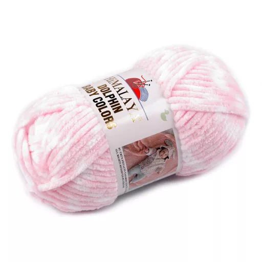 Fonott zsinil fonal Dolphin Baby Colors 100 g