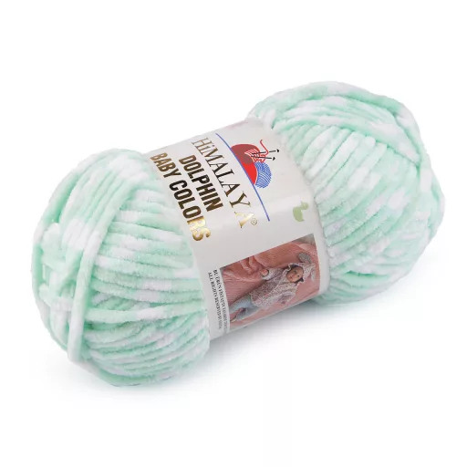 Fonott zsinil fonal Dolphin Baby Colors 100 g