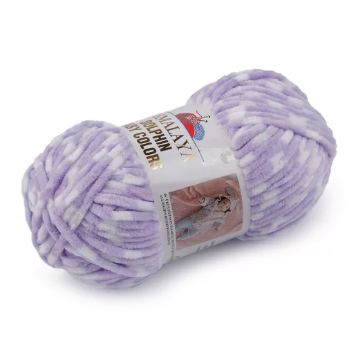 Fonott zsinil fonal Dolphin Baby Colors 100 g