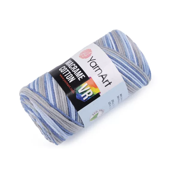 Kötőfonal Macrame Cotton 250 g - 6 (916) világoskék (1 db-os csomagolás) Kötőfonal Macrame Cotton 250 g - 6 (916) világoskék (1 db-os csomagolás)