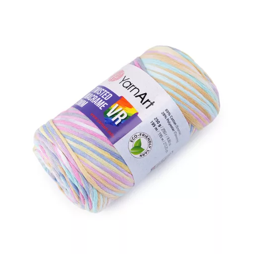 Kötőfonal Twisted Macrame 250 g fésülés