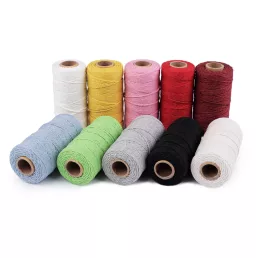 Macrame pamut fonal / horgoló, szétfésülhető