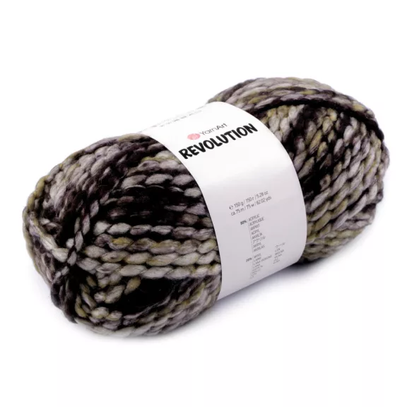 Revolution kötőfonal 150 g - 4 (1600) fekete (3 db-os csomagolás) Revolution kötőfonal 150 g - 4 (1600) fekete (3 db-os csomagolás)