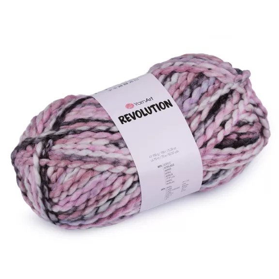 Revolution kötőfonal 150 g - 5 (1618) rózsaszín világos (1 db-os csomagolás) Revolution kötőfonal 150 g - 5 (1618) rózsaszín világos (1 db-os csomagolás)