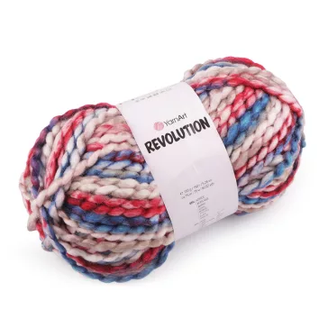   Revolution kötőfonal 150 g - 10 (1621) kék piros (1 db-os csomagolás)