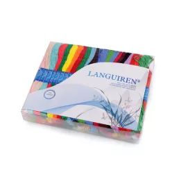   Osztott hímzőfonal tmouline tipus Languiren készlet 100 db/8 m