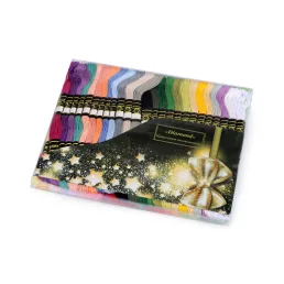   Osztott hímzőfonal mouline tipus Gyémánt készlet 50 db/8 m