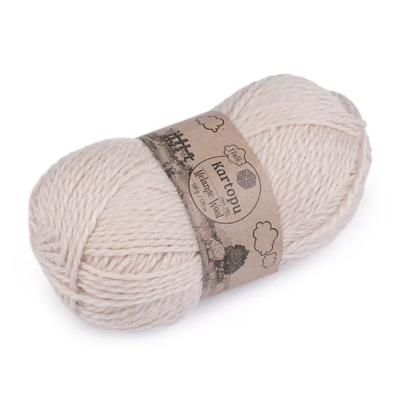 Kötőfonal Melange Wool 100 g - 3 (855) világos bézs (1 db-os csomagolás) Kötőfonal Melange Wool 100 g - 3 (855) világos bézs (1 db-os csomagolás)