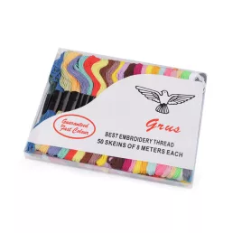 Osztott hímzőfonal mouline tipus Grus 50 db/8m