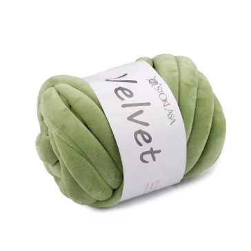   Marshmallow fonal erős Velvet Ø20 mm 500 g - 6 (107) pasztellzöld (3 db-os csomagolás)
